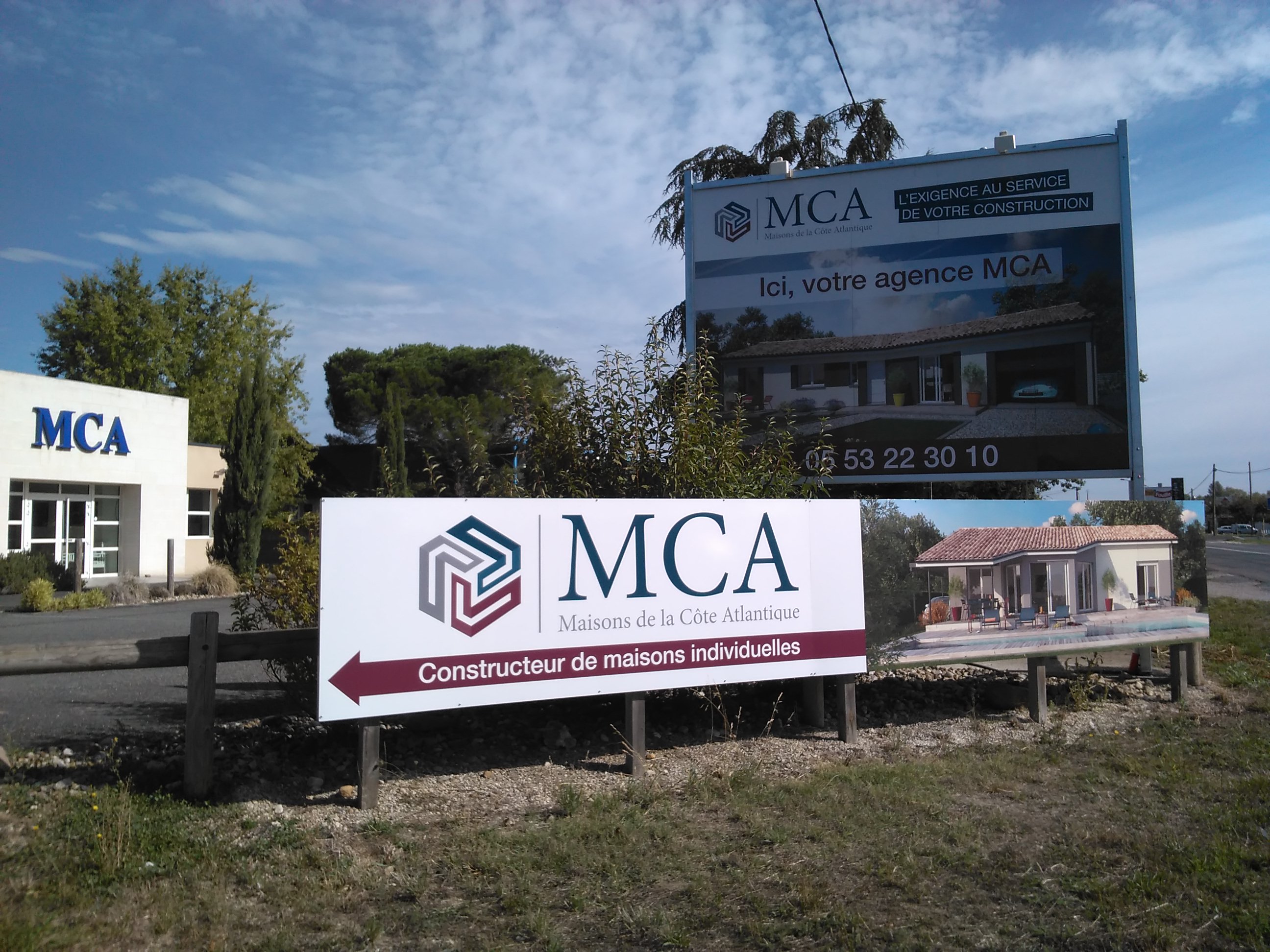 Réalisation de MCA Maisons de la Côte Atlantique