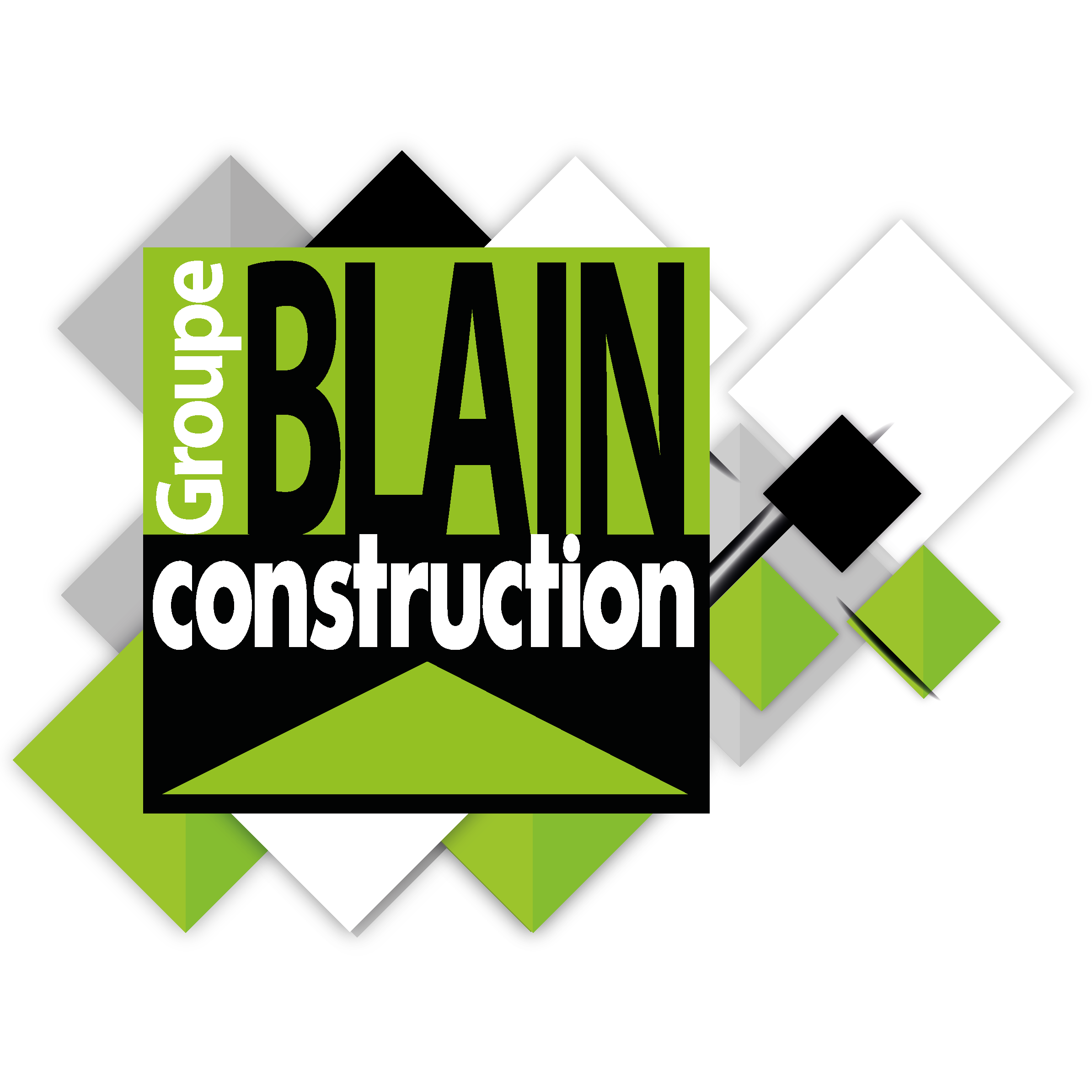 BLAIN CONSTRUCTION Logo Quadri