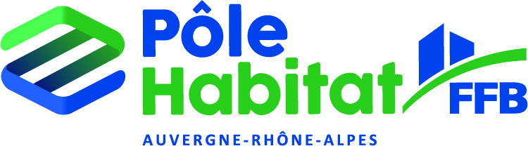 Logos Pôle Habitat FFB régions - AUVERGNE-RHÔNE-ALPES - CMJN - 72dpi