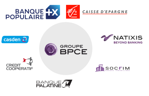 Logos groupe BPCE