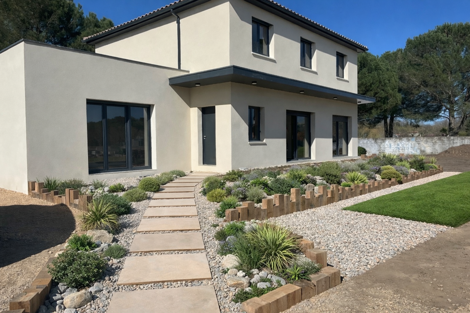 Réalisation de MAISONS CEVENOLES - JM HABITAT