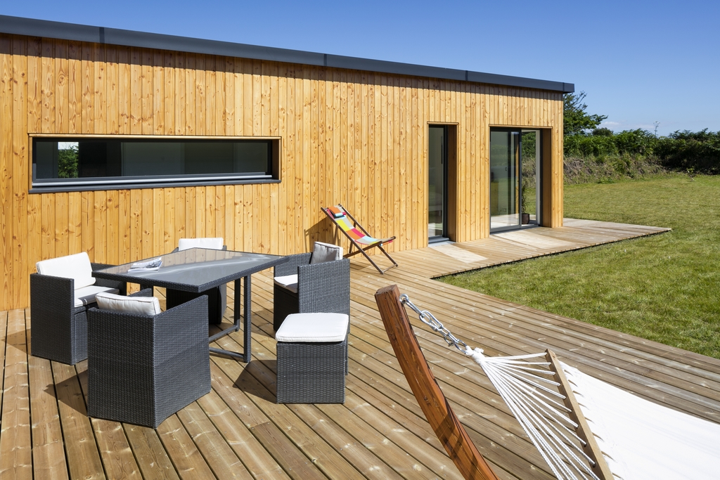 Réalisation de Maisons Nature et Bois Pont L'Abbe