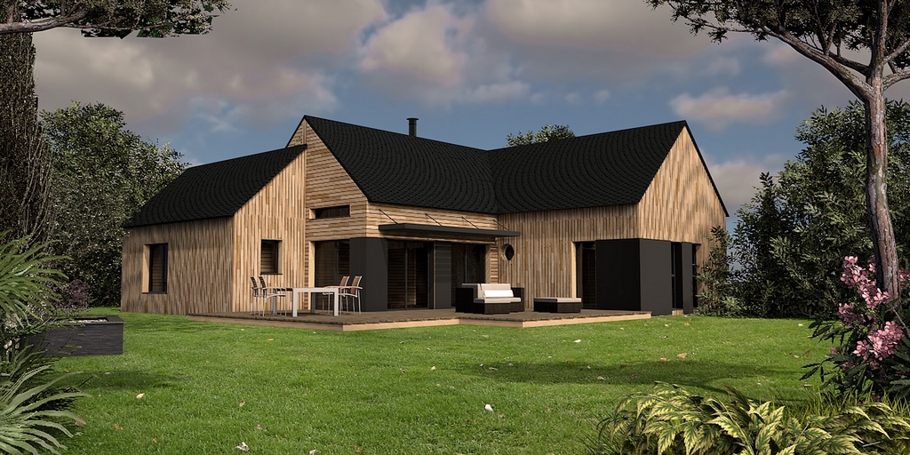 Réalisation de Maisons Nature et Bois Lannion