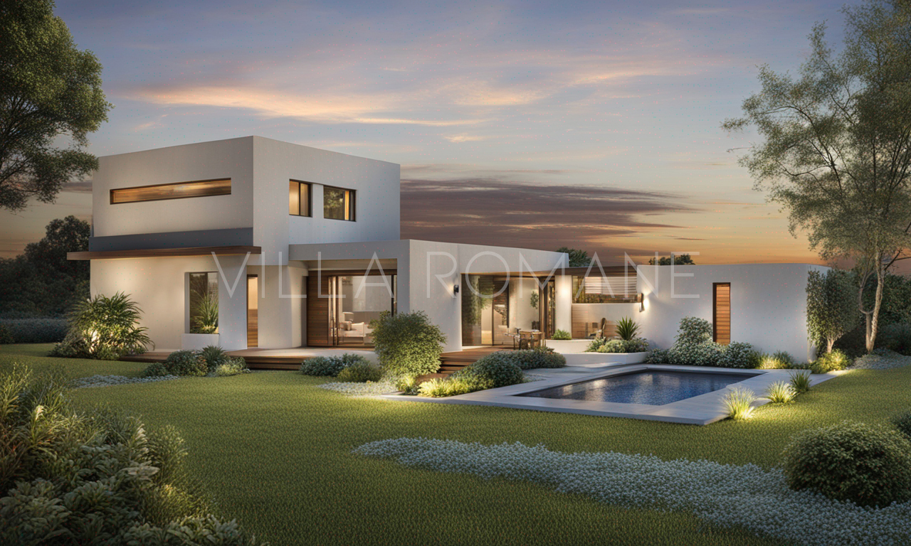 Villa_Romane_maison contemporaine avec toit terrasse