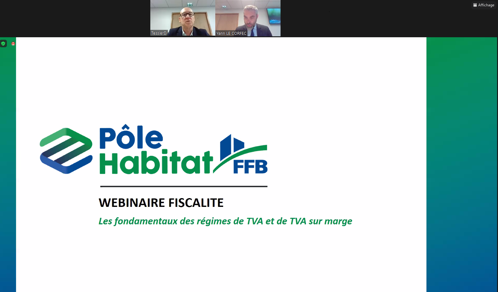 Webinaire TVA et TVA sur marge